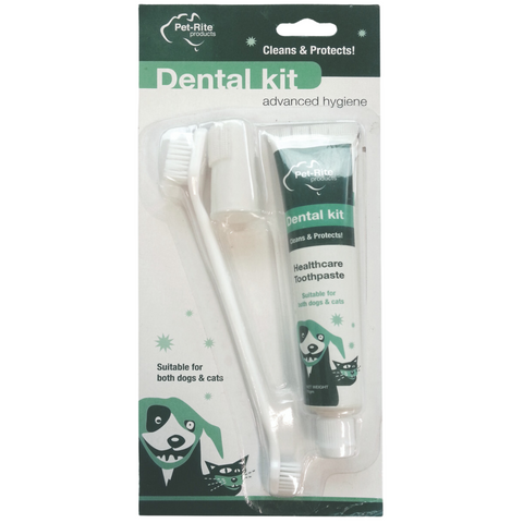 Pet-Rite Dental Kit for Cats & Dogs
