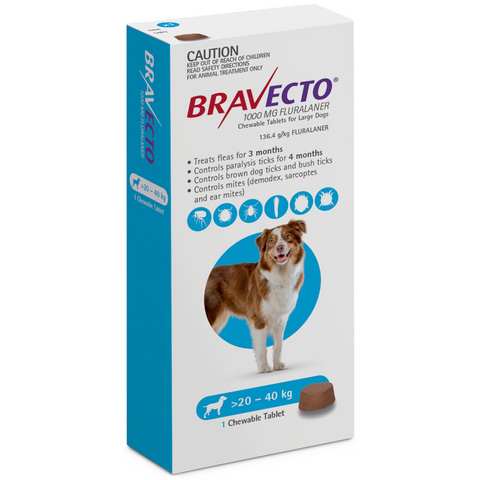 Bravecto Chew For Large Dogs 20-40kg