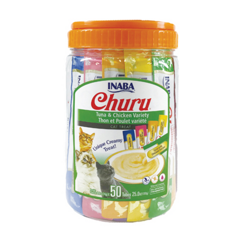 INABA Churu Tuna & Chicken Variety 50 Pack
