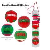 KONG Holiday Occasions Balls - 4 Medium Balls