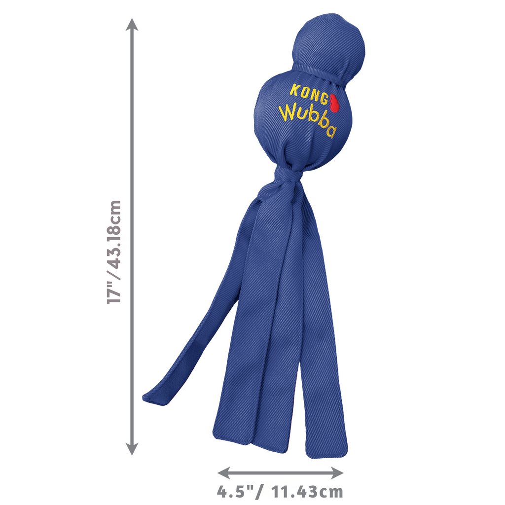 The KONG Wubba with measurements