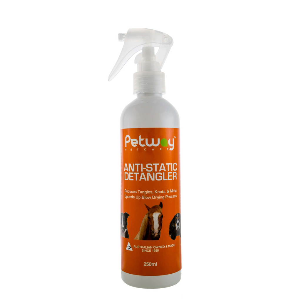 Petway Anti-Static Detangler spray bottle on a white background