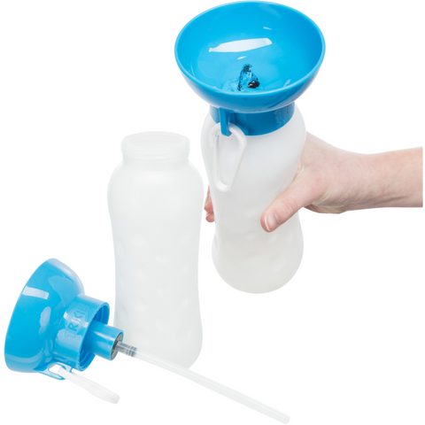 Trixie Water Bottle with Bowl 550ml