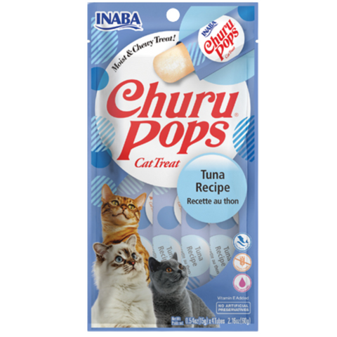INABA Churu Tuna Pops 4 Pack