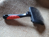 Slicker Brush with Self Cleaning - Small