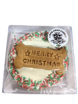 Doggy Christmas Cake Yoghurt Frosted
