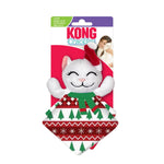 KONG Holiday Crackles Santa Kitty