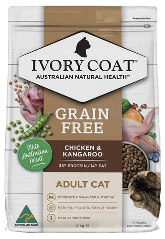 Ivory Coat Grain Free Indoor Chicken & Kangaroo 4kg