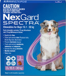 Nexgard Spectra Purple For Dogs 15.1-30kg