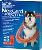 Nexgard Spectra Red For Dogs 30.1-60kg