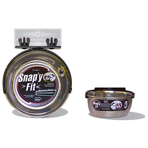Snap’y Fit® Pet Water & Feed Bowls 600ml