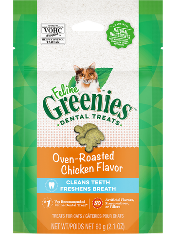 Greenies for Felines Oven Roasted Chicken 60g