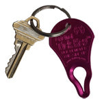 Tick Key Chain Assorted Colours
